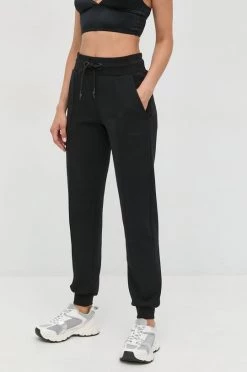 Γυναικεία Παντελόνια φόρμας Βαμβακερό παντελόνι Patrizia Pepe μαύρο