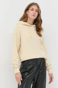 Γυναικεία Χωρίς φερμουάρ Βαμβακερή μπλούζα Patrizia Pepe χρώμα: μπεζ,