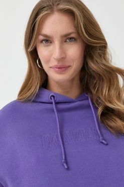 Γυναικεία Χωρίς φερμουάρ Βαμβακερή μπλούζα Patrizia Pepe χρώμα: μοβ, -Φτηνός Patrizia Pepe Κατάστημα unnamed file 1038