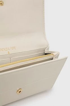 Γυναικεία Πορτοφόλια Δερμάτινο πορτοφόλι Patrizia Pepe χρώμα: μπεζ -Φτηνός Patrizia Pepe Κατάστημα unnamed file 1061