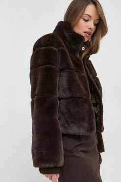 Γυναικεία Κοντά μπουφάν Μπουφάν Patrizia Pepe καφέ, -Φτηνός Patrizia Pepe Κατάστημα unnamed file 107