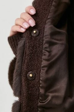 Γυναικεία Κοντά μπουφάν Μπουφάν Patrizia Pepe καφέ, -Φτηνός Patrizia Pepe Κατάστημα unnamed file 109