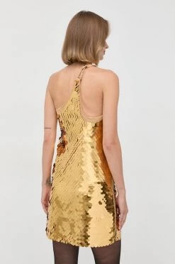 Γυναικεία Φορέματα Φόρεμα Patrizia Pepe χρυσαφί, -Φτηνός Patrizia Pepe Κατάστημα unnamed file 1104