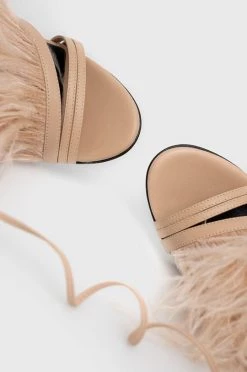 Γυναικεία Πέδιλα με τακούνι Ψηλοτάκουνα παπούτσια Patrizia Pepe μπεζ -Φτηνός Patrizia Pepe Κατάστημα unnamed file 1133