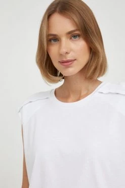 Γυναικεία Αμάνικος Μπλουζάκι Patrizia Pepe άσπρο -Φτηνός Patrizia Pepe Κατάστημα unnamed file 1148