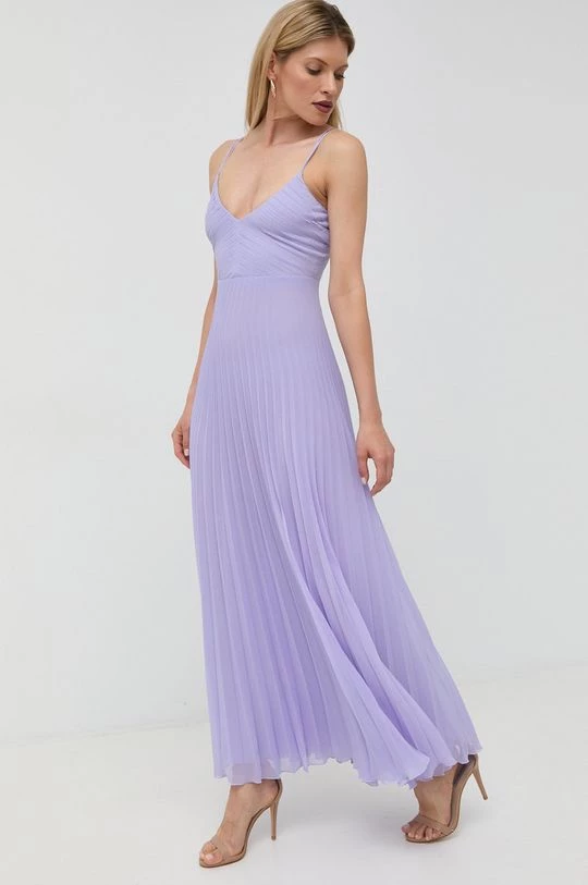 Γυναικεία Φορέματα Φόρεμα Patrizia Pepe μοβ, 1 Γυναικεία Φορέματα Φόρεμα Patrizia Pepe μοβ,