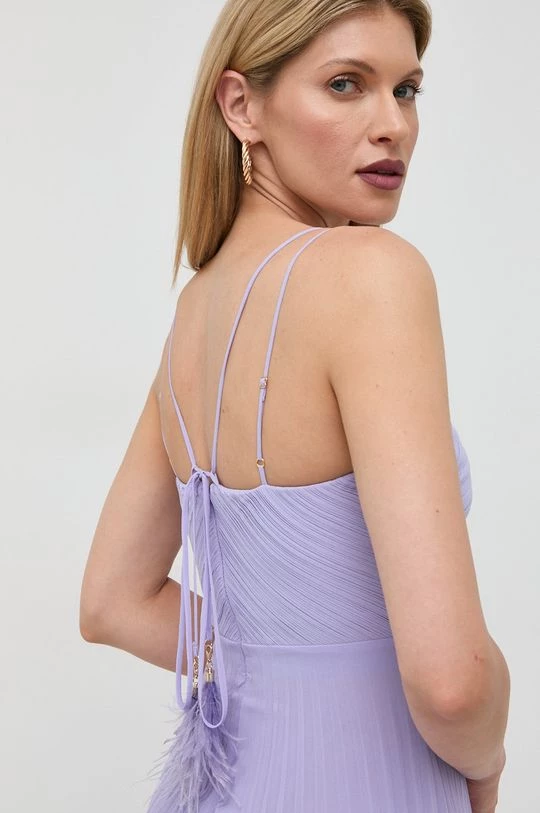 Γυναικεία Φορέματα Φόρεμα Patrizia Pepe μοβ, 5 Γυναικεία Φορέματα Φόρεμα Patrizia Pepe μοβ, - Image 5