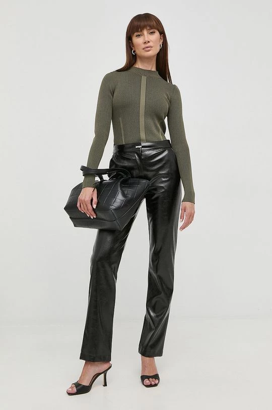 Γυναικεία Υφασμάτινα Παντελόνι Patrizia Pepe μαύρο, 2 Γυναικεία Υφασμάτινα Παντελόνι Patrizia Pepe μαύρο, - Image 2