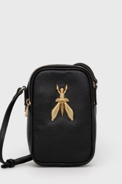 Γυναικεία Τσαντάκια μέσης Δερμάτινο φακελάκι Patrizia Pepe μαύρο