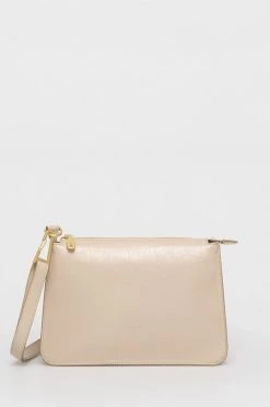 Γυναικεία Τσάντες χιαστί Δερμάτινη τσάντα Patrizia Pepe μπεζ