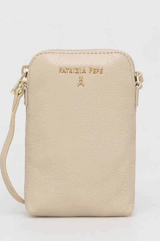 Γυναικεία Τσαντάκια μέσης Δερμάτινο φακελάκι Patrizia Pepe μπεζ 1 Γυναικεία Τσαντάκια μέσης Δερμάτινο φακελάκι Patrizia Pepe μπεζ