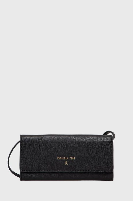 Γυναικεία Τσάντες χειρός Δερμάτινη τσάντα συμπλέκτη Patrizia Pepe μαύρο 1 Γυναικεία Τσάντες χειρός Δερμάτινη τσάντα συμπλέκτη Patrizia Pepe μαύρο