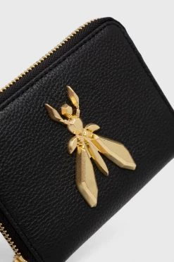 Γυναικεία Πορτοφόλια Δερμάτινο πορτοφόλι Patrizia Pepe χρώμα: μαύρο -Φτηνός Patrizia Pepe Κατάστημα unnamed file 1340