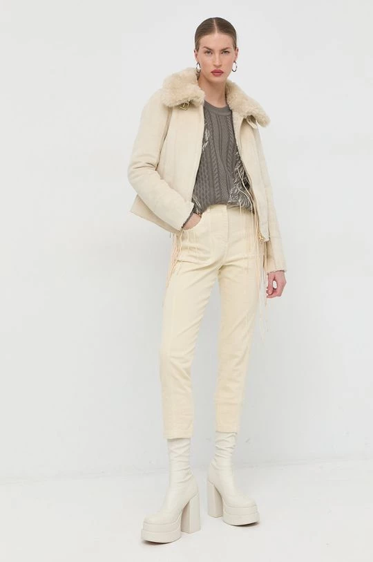 Γυναικεία Κοντά μπουφάν Μπουφάν δυο όψεων Patrizia Pepe μπεζ, 2 Γυναικεία Κοντά μπουφάν Μπουφάν δυο όψεων Patrizia Pepe μπεζ, - Image 2