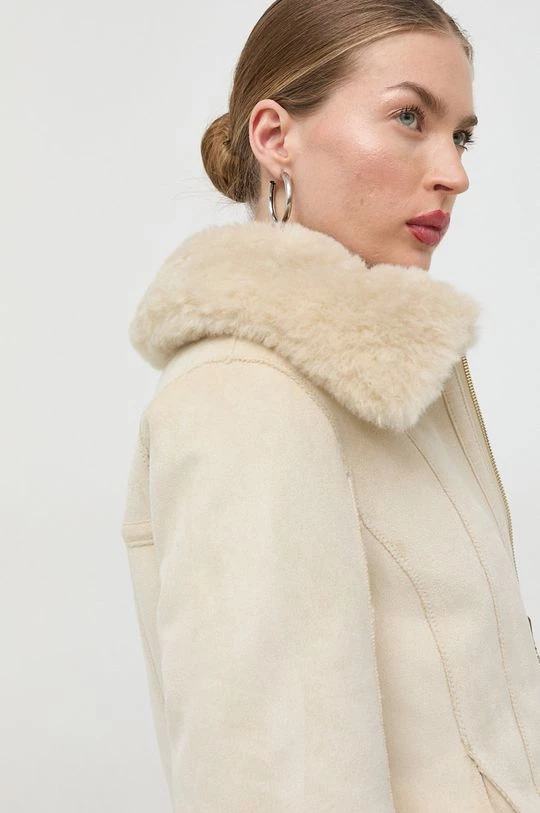 Γυναικεία Κοντά μπουφάν Μπουφάν δυο όψεων Patrizia Pepe μπεζ, 4 Γυναικεία Κοντά μπουφάν Μπουφάν δυο όψεων Patrizia Pepe μπεζ, - Image 4