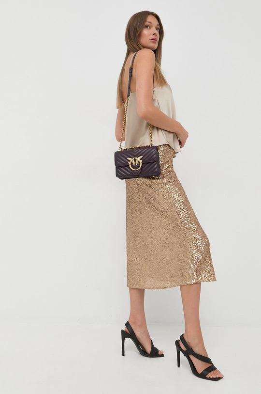 Γυναικεία Φούστες Φούστα Patrizia Pepe χρυσαφί, 1 Γυναικεία Φούστες Φούστα Patrizia Pepe χρυσαφί,