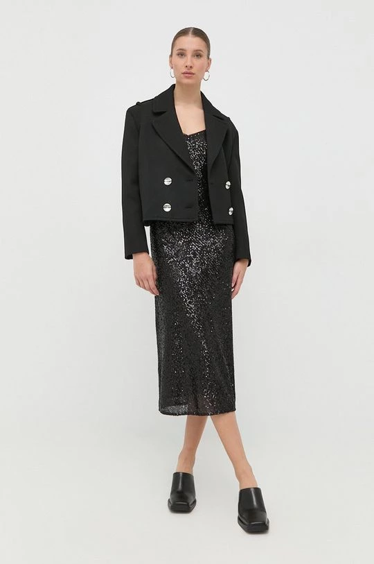 Γυναικεία Σακάκια Μπλέιζερ με μίγμα μαλλιού Patrizia Pepe μαύρο, 2 Γυναικεία Σακάκια Μπλέιζερ με μίγμα μαλλιού Patrizia Pepe μαύρο, - Image 2