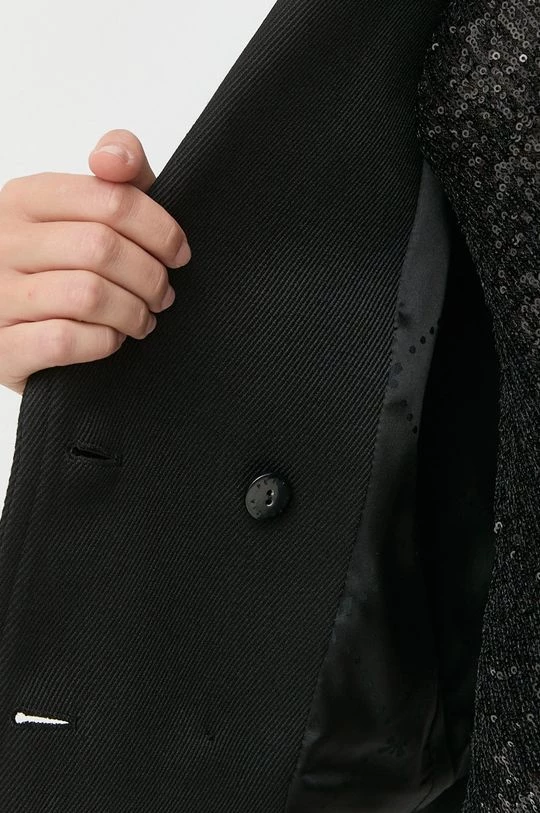 Γυναικεία Σακάκια Μπλέιζερ με μίγμα μαλλιού Patrizia Pepe μαύρο, 5 Γυναικεία Σακάκια Μπλέιζερ με μίγμα μαλλιού Patrizia Pepe μαύρο, - Image 5