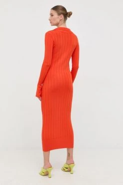 Γυναικεία Φορέματα Φόρεμα Patrizia Pepe πορτοκαλί, -Φτηνός Patrizia Pepe Κατάστημα unnamed file 1450