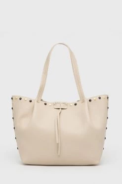 Γυναικεία Τσάντες Shopper και Tote Δερμάτινη τσάντα Patrizia Pepe μπεζ