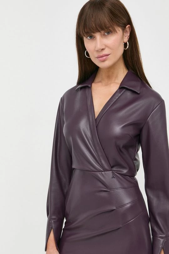 Γυναικεία Φορέματα Φόρεμα Patrizia Pepe μοβ, 4 Γυναικεία Φορέματα Φόρεμα Patrizia Pepe μοβ, - Image 4