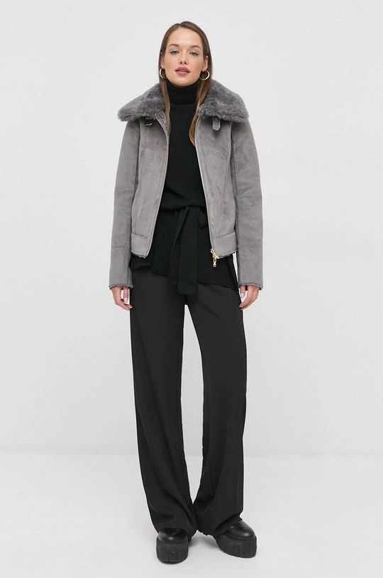 Γυναικεία Κοντά μπουφάν Μπουφάν δυο όψεων Patrizia Pepe γκρι, 3 Γυναικεία Κοντά μπουφάν Μπουφάν δυο όψεων Patrizia Pepe γκρι, - Image 3