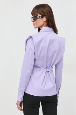 Γυναικεία Πουκάμισα Πουκάμισο Patrizia Pepe μοβ, -Φτηνός Patrizia Pepe Κατάστημα unnamed file 1565