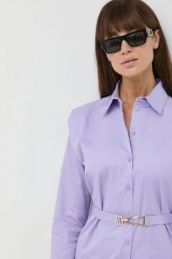 Γυναικεία Πουκάμισα Πουκάμισο Patrizia Pepe μοβ, -Φτηνός Patrizia Pepe Κατάστημα unnamed file 1566