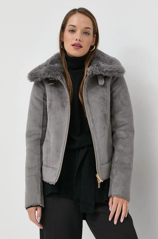 Γυναικεία Κοντά μπουφάν Μπουφάν δυο όψεων Patrizia Pepe γκρι, 6 Γυναικεία Κοντά μπουφάν Μπουφάν δυο όψεων Patrizia Pepe γκρι, - Image 6