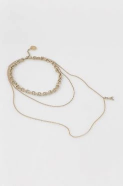 Γυναικεία Κολιέ Patrizia Pepe χρυσαφί