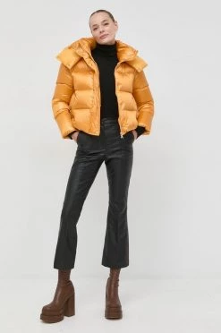 Γυναικεία Κοντά μπουφάν Μπουφάν με επένδυση από πούπουλα Patrizia Pepe κίτρινο,
