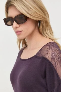 Γυναικεία Φορέματα Μάλλινο φόρεμα Patrizia Pepe μοβ, -Φτηνός Patrizia Pepe Κατάστημα unnamed file 1699