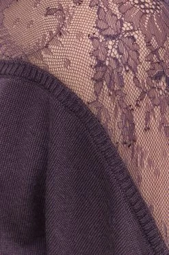 Γυναικεία Φορέματα Μάλλινο φόρεμα Patrizia Pepe μοβ, -Φτηνός Patrizia Pepe Κατάστημα unnamed file 1700