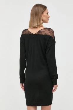 Γυναικεία Φορέματα Μάλλινο φόρεμα Patrizia Pepe μαύρο, -Φτηνός Patrizia Pepe Κατάστημα unnamed file 1715