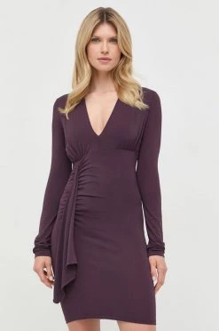 Γυναικεία Φορέματα Φόρεμα Patrizia Pepe μοβ,