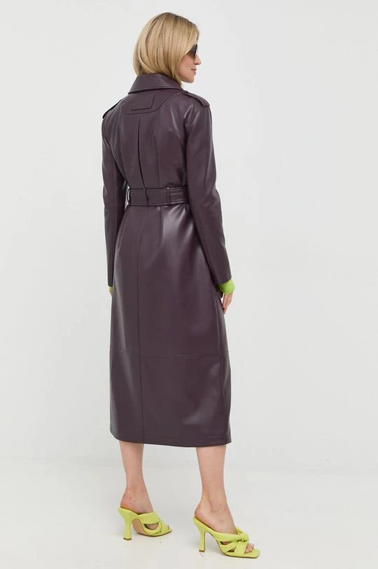 Γυναικεία Παλτά Καμπαρντίνα Patrizia Pepe μοβ, 3 Γυναικεία Παλτά Καμπαρντίνα Patrizia Pepe μοβ, - Image 3