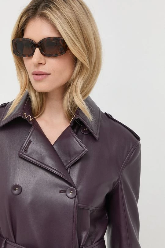 Γυναικεία Παλτά Καμπαρντίνα Patrizia Pepe μοβ, 5 Γυναικεία Παλτά Καμπαρντίνα Patrizia Pepe μοβ, - Image 5