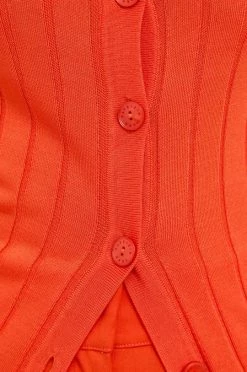 Γυναικεία Με φερμουάρ Πλεκτή ζακέτα Patrizia Pepe πορτοκαλί -Φτηνός Patrizia Pepe Κατάστημα unnamed file 1739