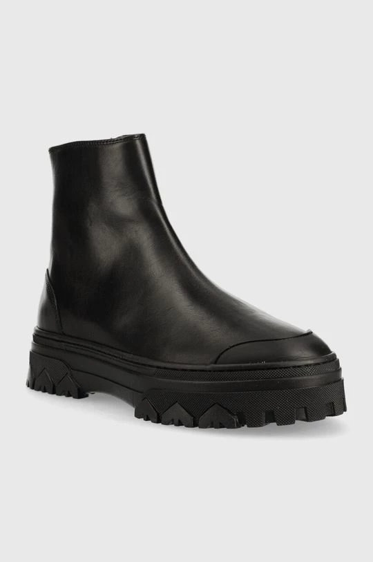 Γυναικεία Μποτάκια Δερμάτινες μπότες Patrizia Pepe χρώμα: μαύρο, 2 Γυναικεία Μποτάκια Δερμάτινες μπότες Patrizia Pepe χρώμα: μαύρο, - Image 2