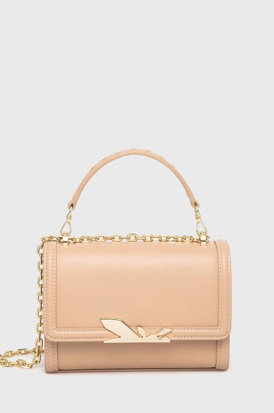 Γυναικεία Τσάντες χιαστί Δερμάτινη τσάντα Patrizia Pepe μπεζ 1 Γυναικεία Τσάντες χιαστί Δερμάτινη τσάντα Patrizia Pepe μπεζ