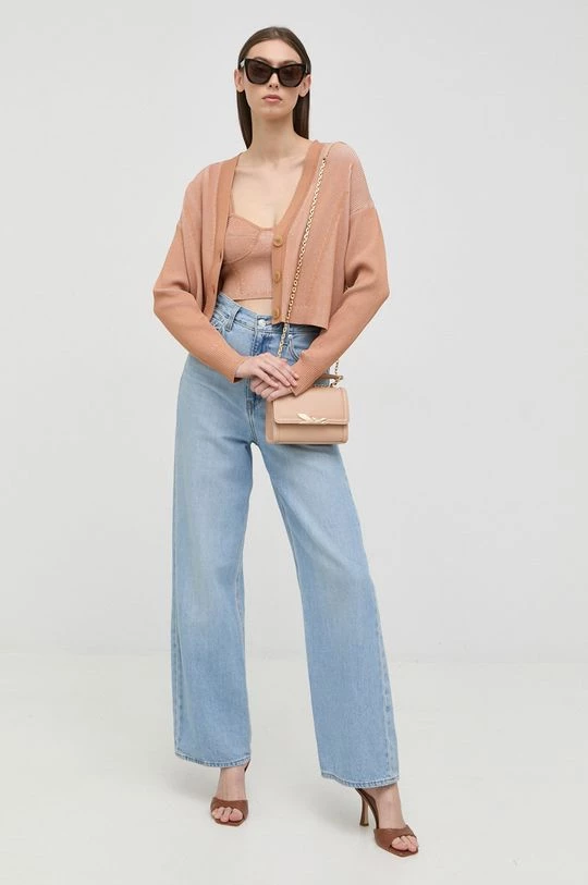 Γυναικεία Τσάντες χιαστί Δερμάτινη τσάντα Patrizia Pepe μπεζ 6 Γυναικεία Τσάντες χιαστί Δερμάτινη τσάντα Patrizia Pepe μπεζ - Image 6