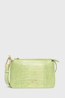 Γυναικεία Τσάντες χιαστί Δερμάτινη τσάντα Patrizia Pepe πράσινο