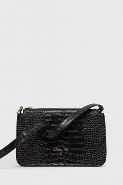 Γυναικεία Τσάντες χιαστί Δερμάτινη τσάντα Patrizia Pepe μαύρο