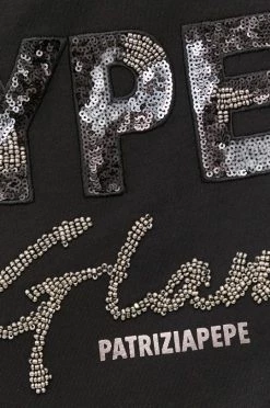 Γυναικεία Κοντομάνικο Βαμβακερό μπλουζάκι Patrizia Pepe μαύρο -Φτηνός Patrizia Pepe Κατάστημα unnamed file 1833