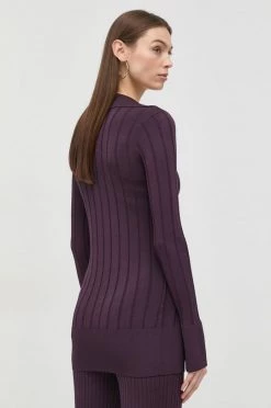 Γυναικεία Με φερμουάρ Πλεκτή ζακέτα Patrizia Pepe μοβ -Φτηνός Patrizia Pepe Κατάστημα unnamed file 1842