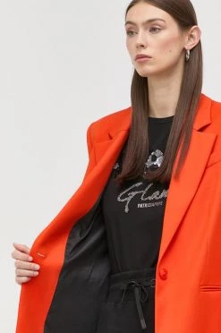 Γυναικεία Σακάκια Σακάκι Patrizia Pepe πορτοκαλί, -Φτηνός Patrizia Pepe Κατάστημα unnamed file 1869