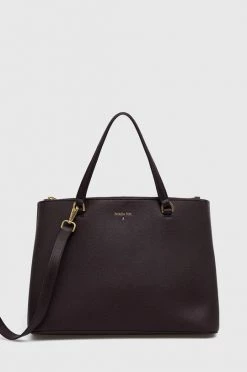 Γυναικεία Τσάντες Shopper και Tote Δερμάτινη τσάντα Patrizia Pepe χρώμα της άμμου