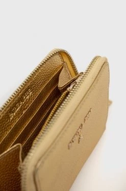 Γυναικεία Πορτοφόλια Δερμάτινο πορτοφόλι Patrizia Pepe χρώμα: χρυσαφί -Φτηνός Patrizia Pepe Κατάστημα unnamed file 1946