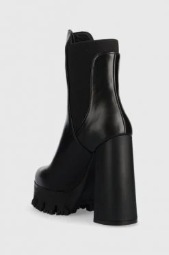 Γυναικεία Μποτάκια Δερμάτινες μπότες τσέλσι Patrizia Pepe χρώμα: μαύρο, -Φτηνός Patrizia Pepe Κατάστημα unnamed file 2