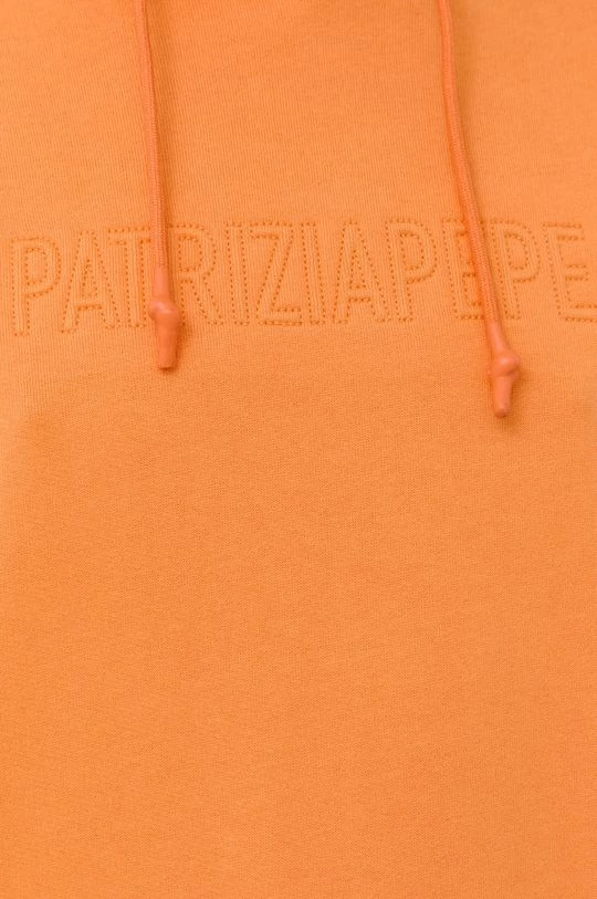 Γυναικεία Χωρίς φερμουάρ Βαμβακερή μπλούζα Patrizia Pepe χρώμα: πορτοκαλί, 6 Γυναικεία Χωρίς φερμουάρ Βαμβακερή μπλούζα Patrizia Pepe χρώμα: πορτοκαλί, - Image 6